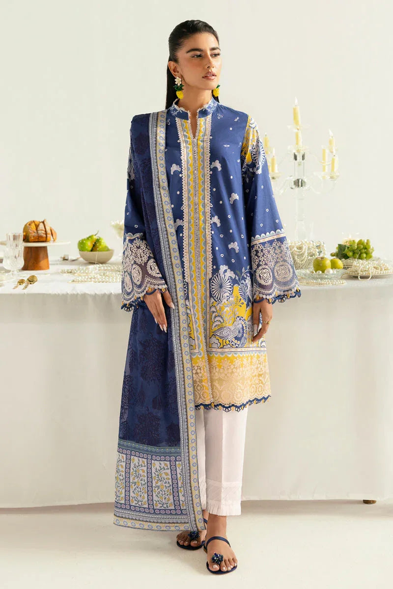 Qalamkar | Q Prints 2025 | PQ-02 HINA - Rang-e-Khaas