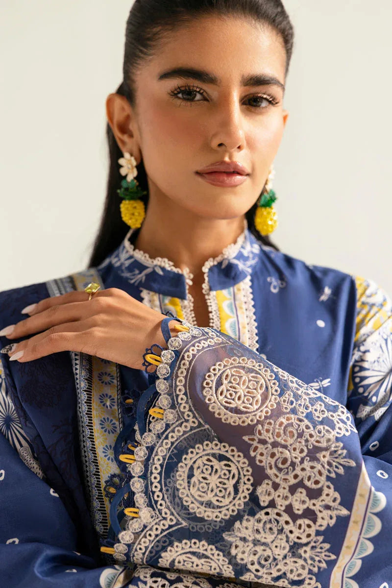 Qalamkar | Q Prints 2025 | PQ-02 HINA - Rang-e-Khaas