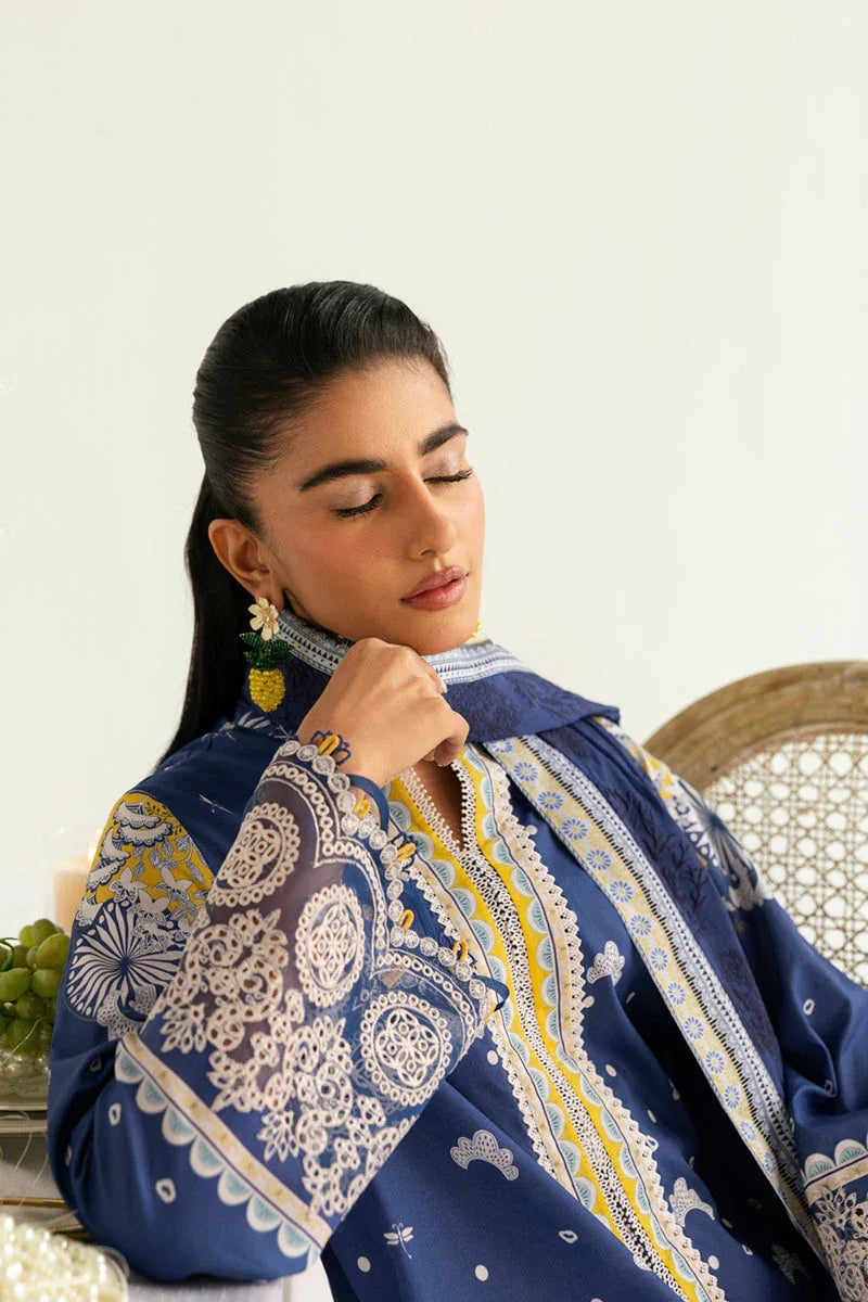 Qalamkar | Q Prints 2025 | PQ-02 HINA - Rang-e-Khaas