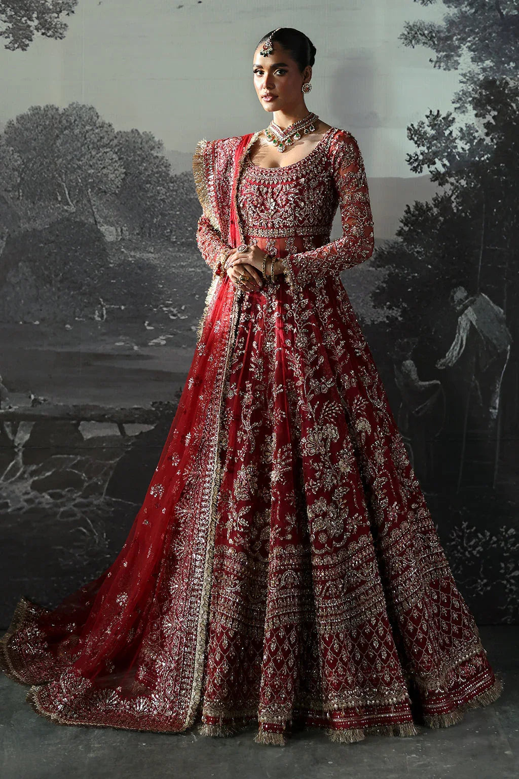 Afrozeh | The Brides Edit 24 | Anastasia - Rang-e-Khaas