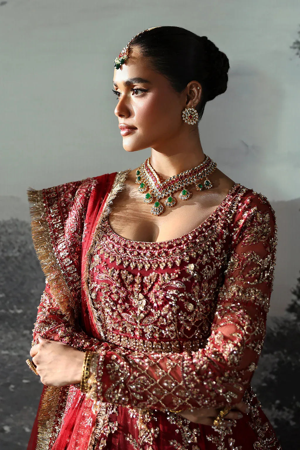 Afrozeh | The Brides Edit 24 | Anastasia - Rang-e-Khaas