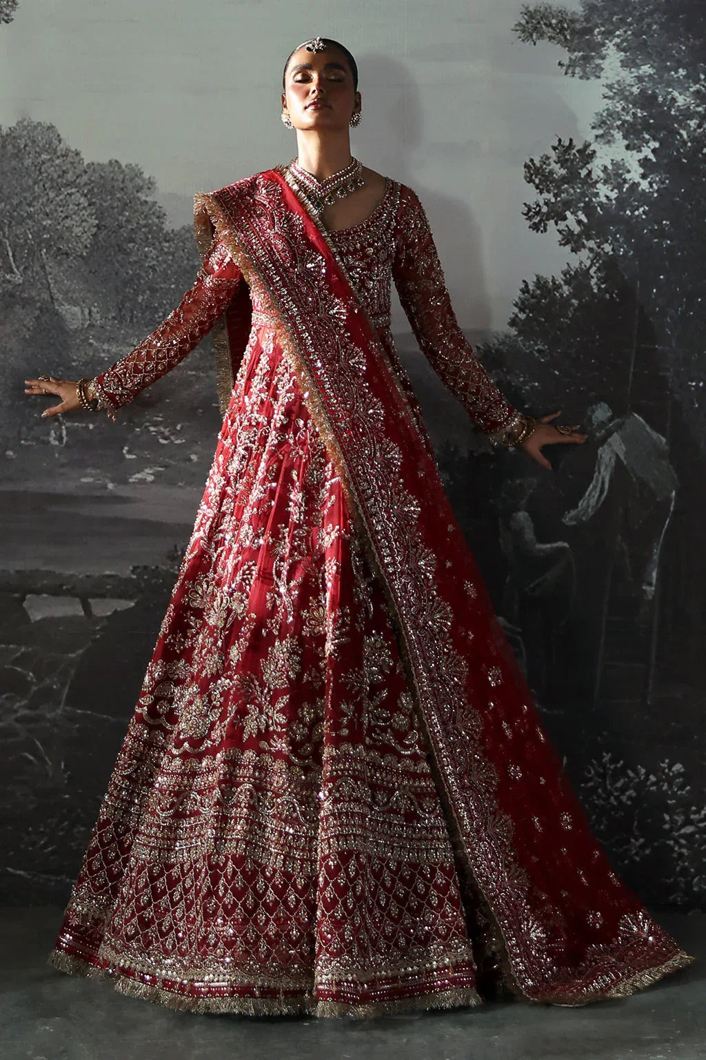 Afrozeh | The Brides Edit 24 | Anastasia - Rang-e-Khaas