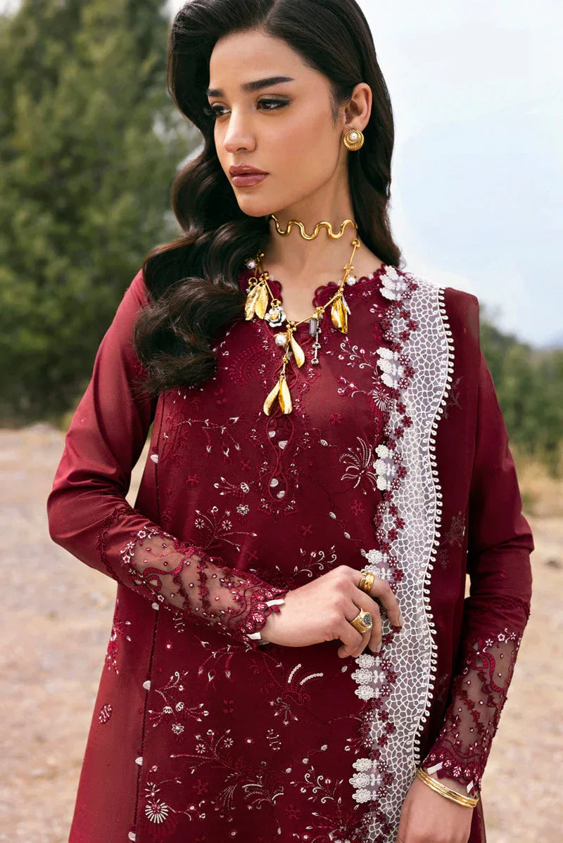 Qalamkar | Qlinekari Lawn | DC-06 Aila - Rang-e-Khaas
