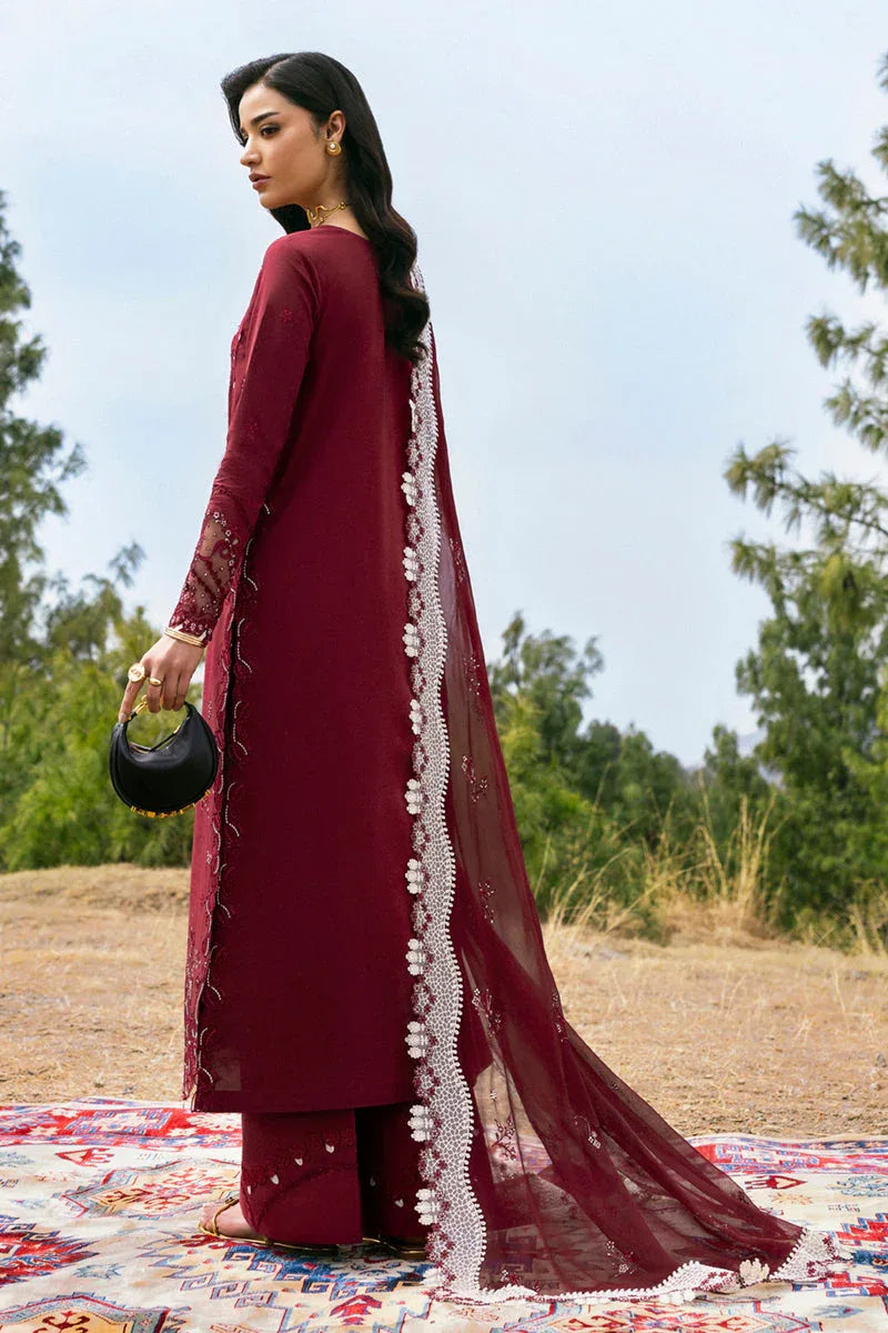 Qalamkar | Qlinekari Lawn | DC-06 Aila - Rang-e-Khaas