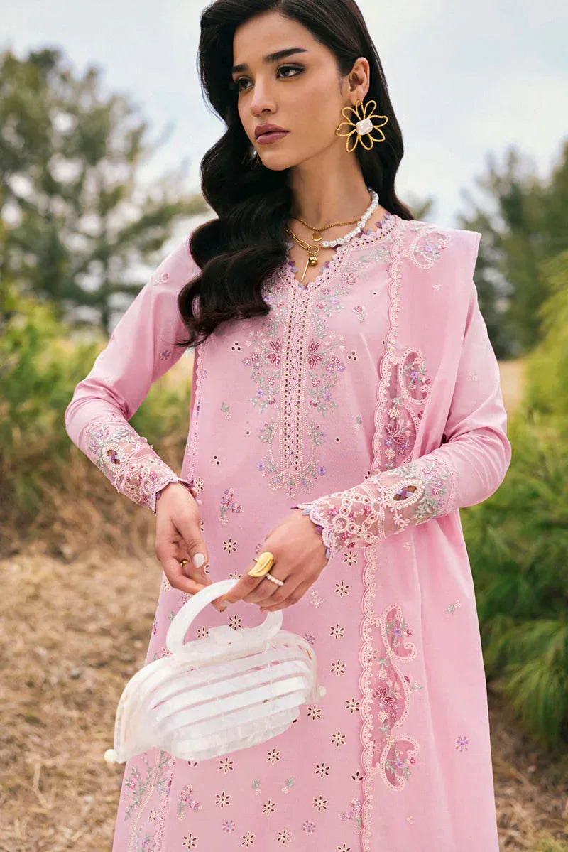 Qalamkar | Qlinekari Lawn | DC-02 Freja - Rang-e-Khaas