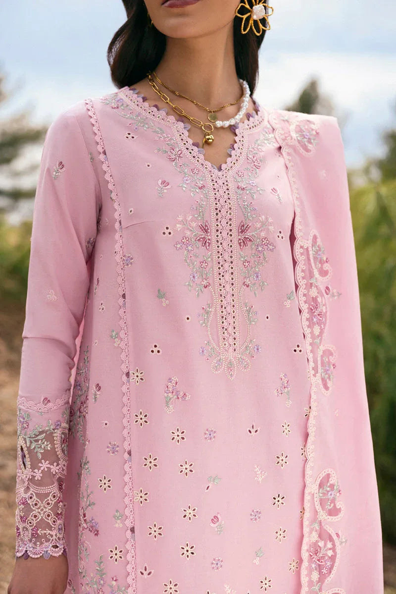 Qalamkar | Qlinekari Lawn | DC-02 Freja - Rang-e-Khaas