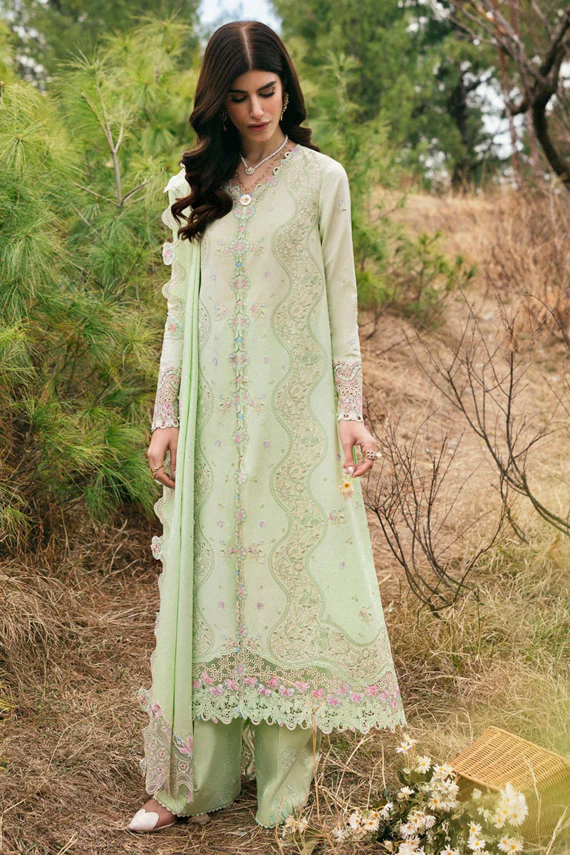 Qalamkar | Qlinekari Lawn | DC-14 Meline - Rang-e-Khaas