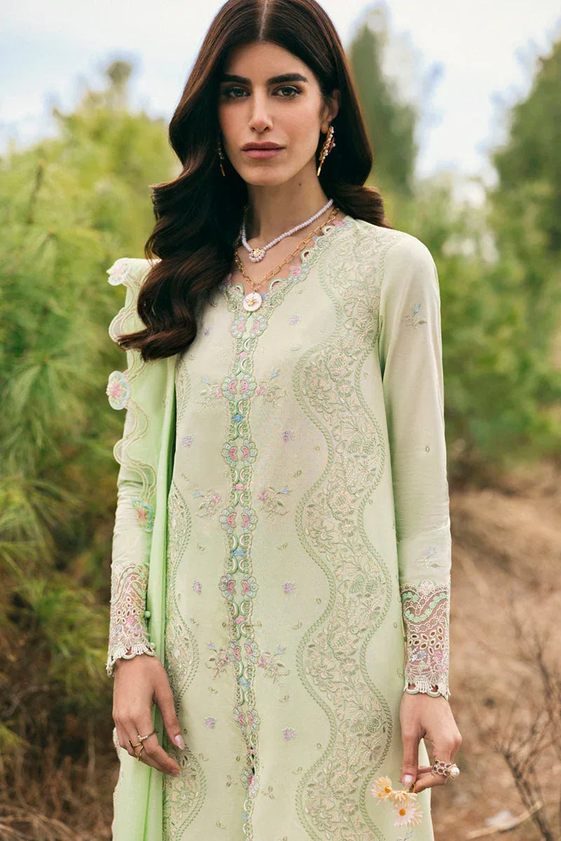 Qalamkar | Qlinekari Lawn | DC-14 Meline - Rang-e-Khaas