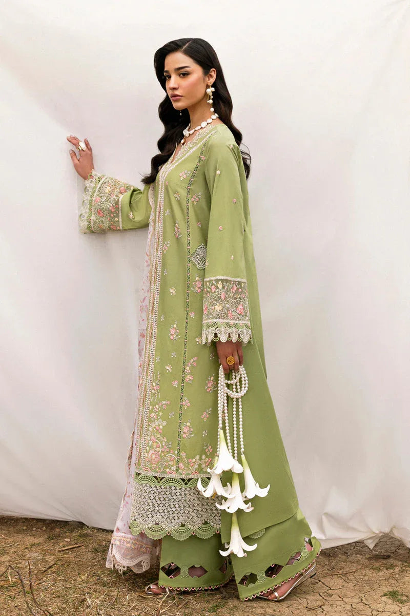Qalamkar | Qlinekari Lawn | DC-01 Lovisa - Rang-e-Khaas