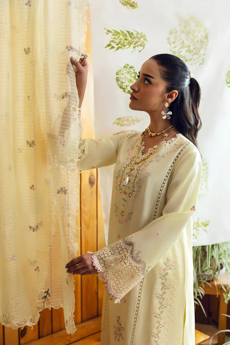 Qalamkar | Qlinekari Lawn | DC-04 Keva - Rang-e-Khaas