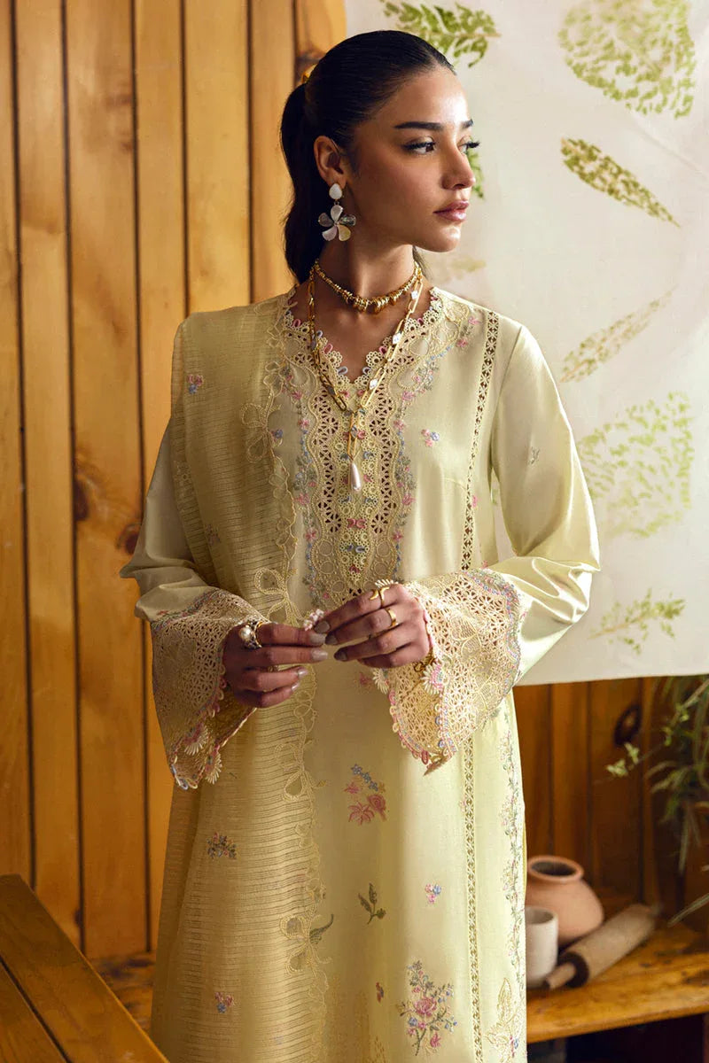Qalamkar | Qlinekari Lawn | DC-04 Keva - Rang-e-Khaas