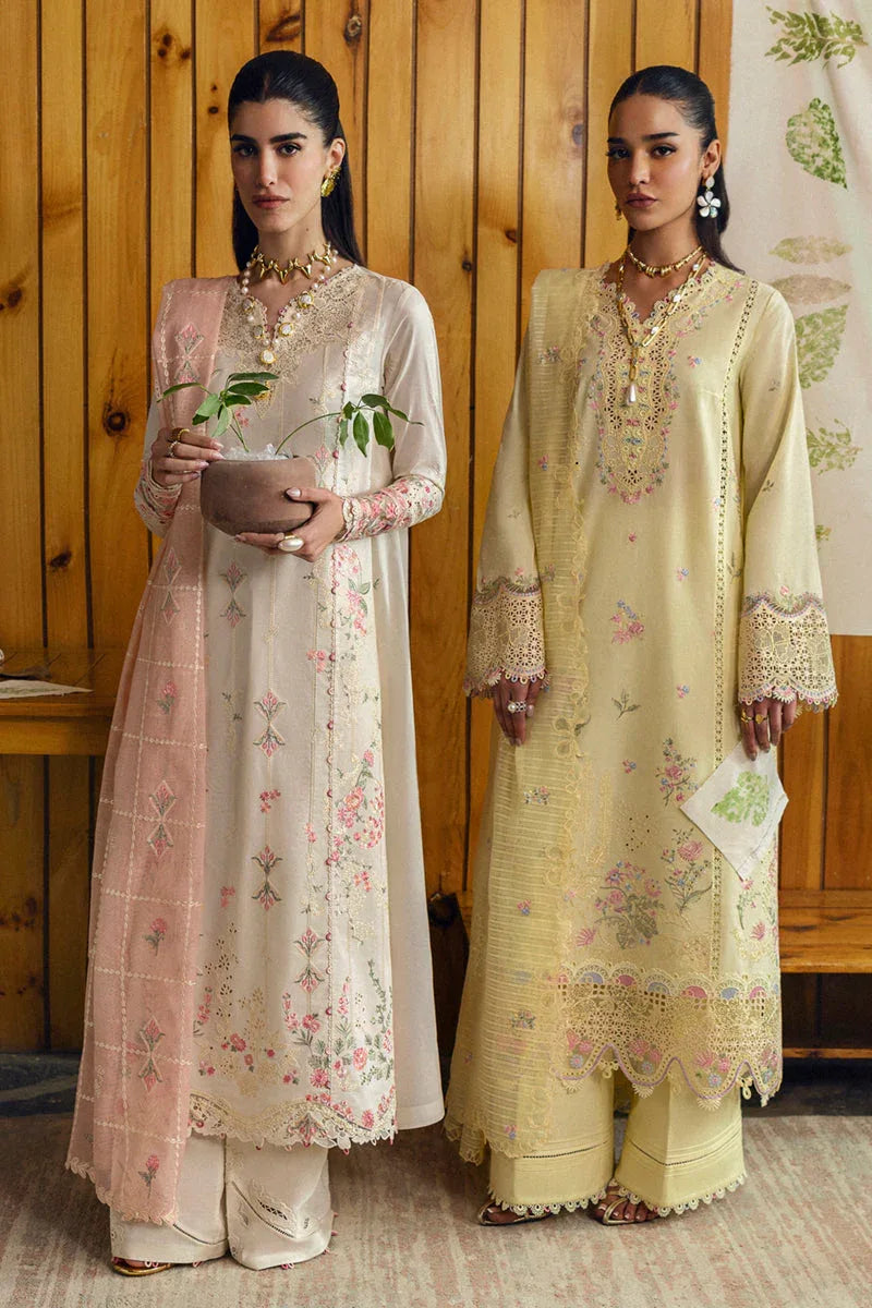 Qalamkar | Qlinekari Lawn | DC-04 Keva - Rang-e-Khaas