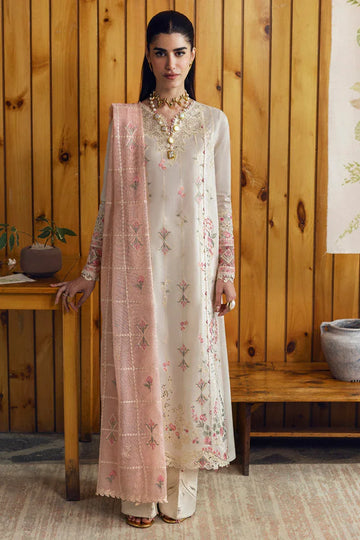 Qalamkar | Qlinekari Lawn | DC-07 Tyrah - Rang-e-Khaas