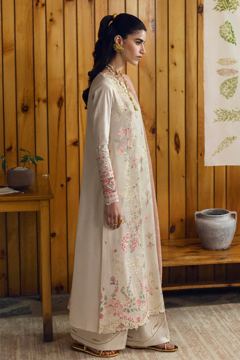 Qalamkar | Qlinekari Lawn | DC-07 Tyrah - Rang-e-Khaas
