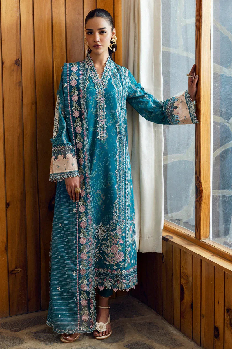 Qalamkar | Qlinekari Lawn | DC-10 Fina - Rang-e-Khaas