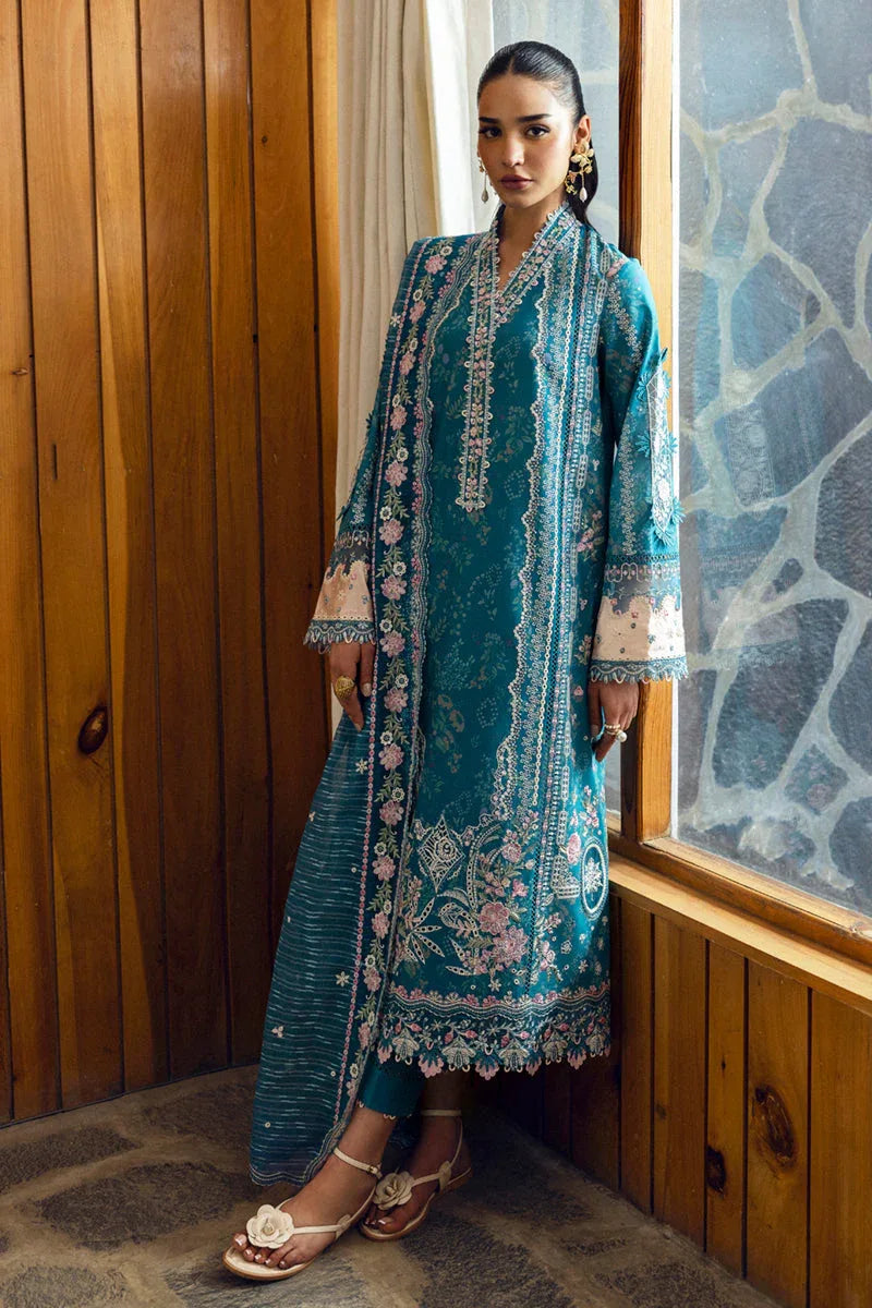 Qalamkar | Qlinekari Lawn | DC-10 Fina - Rang-e-Khaas
