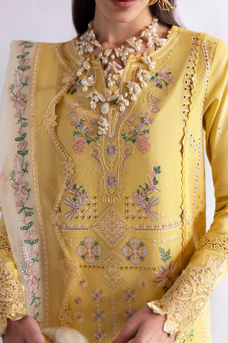 Qalamkar | Qlinekari Lawn | DC-09 Enya - Rang-e-Khaas
