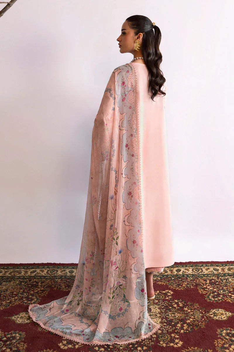 Qalamkar | Qlinekari Lawn | DC-11 Hedi - Rang-e-Khaas