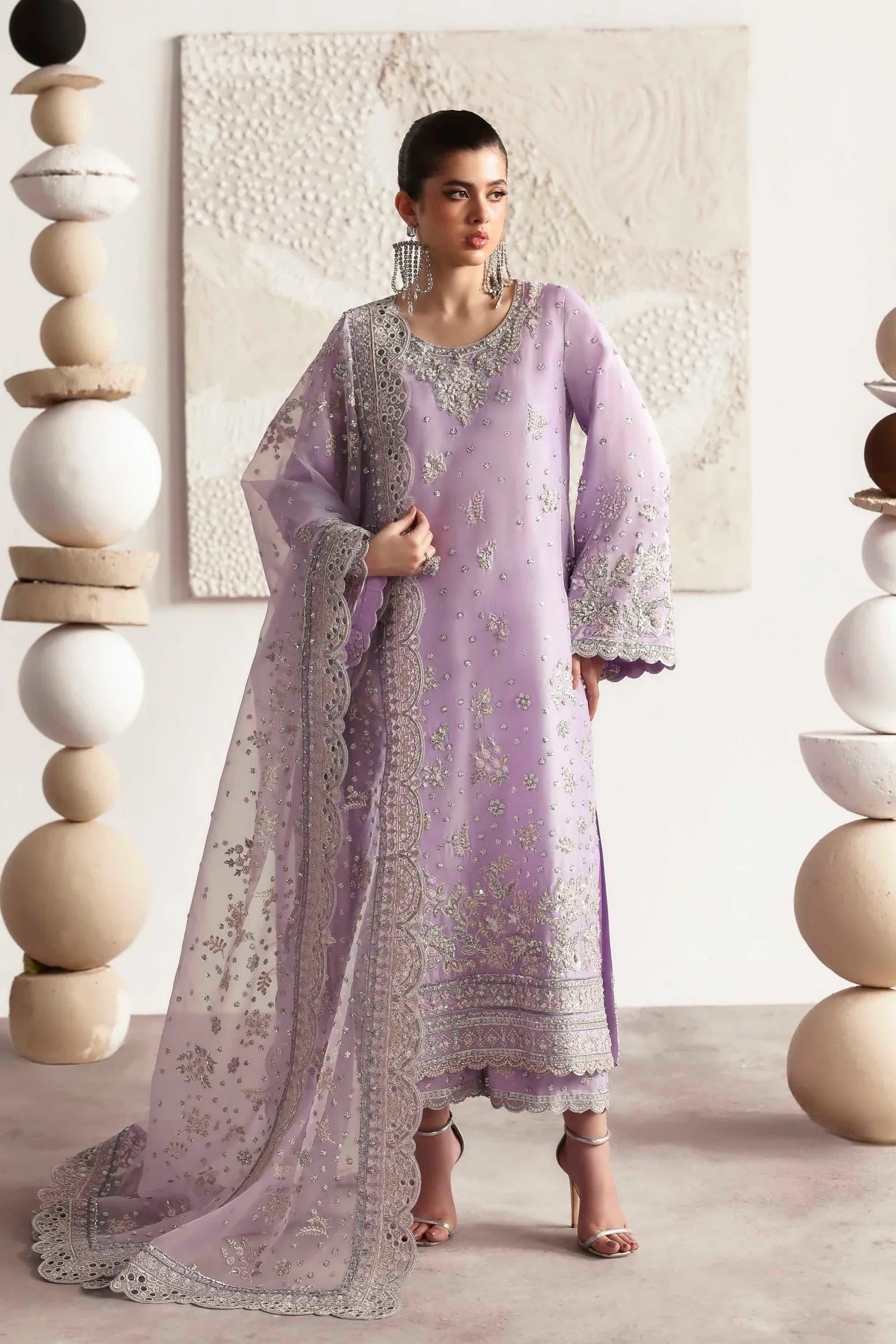 Akbar Aslam | Luxury Formals 25 | Champagne - Rang-e-Khaas