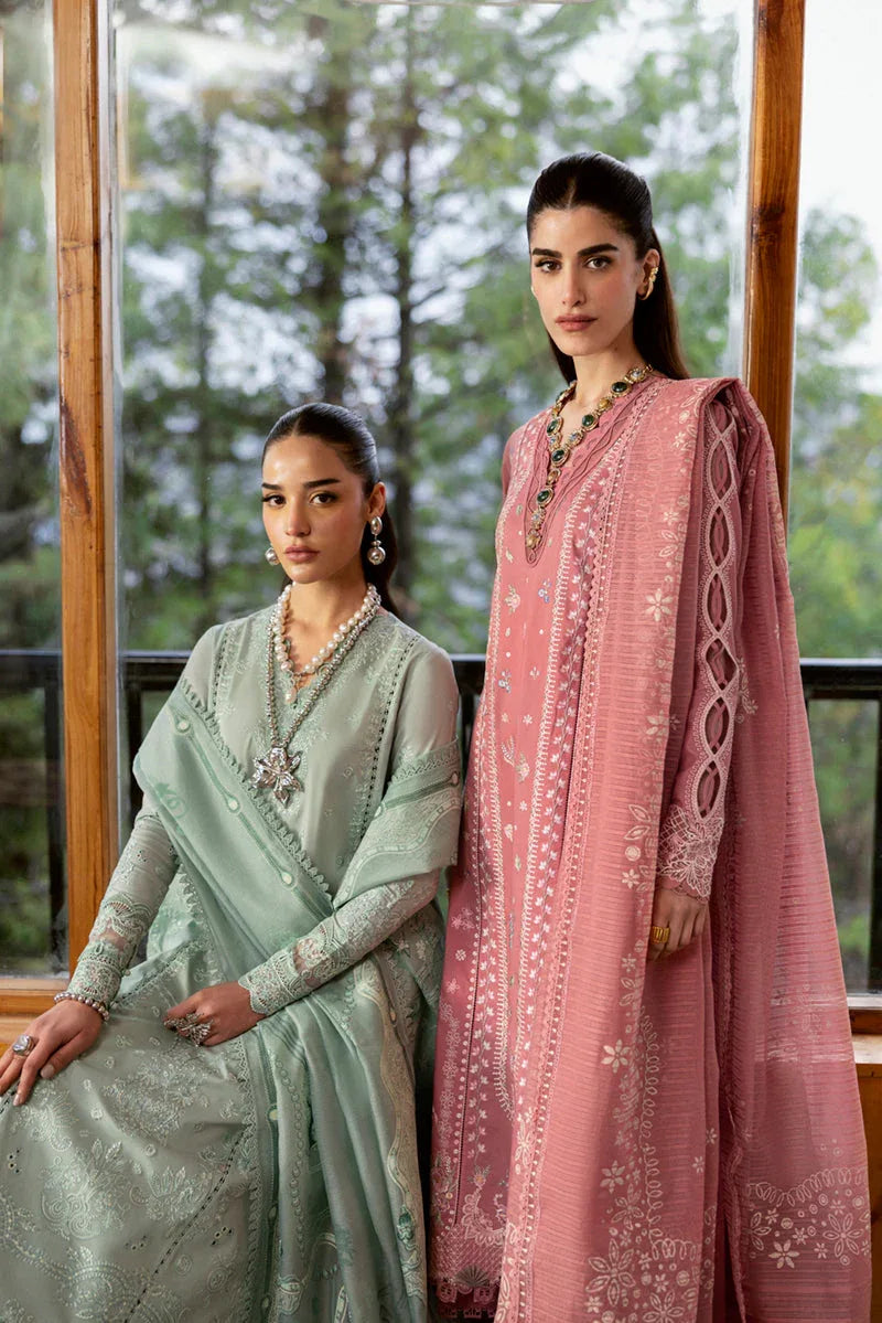 Qalamkar | Qlinekari Lawn | DC-03 Moya - Rang-e-Khaas
