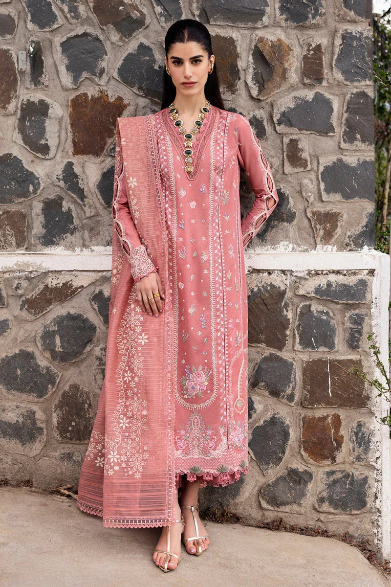 Qalamkar | Qlinekari Lawn | DC-03 Moya - Rang-e-Khaas