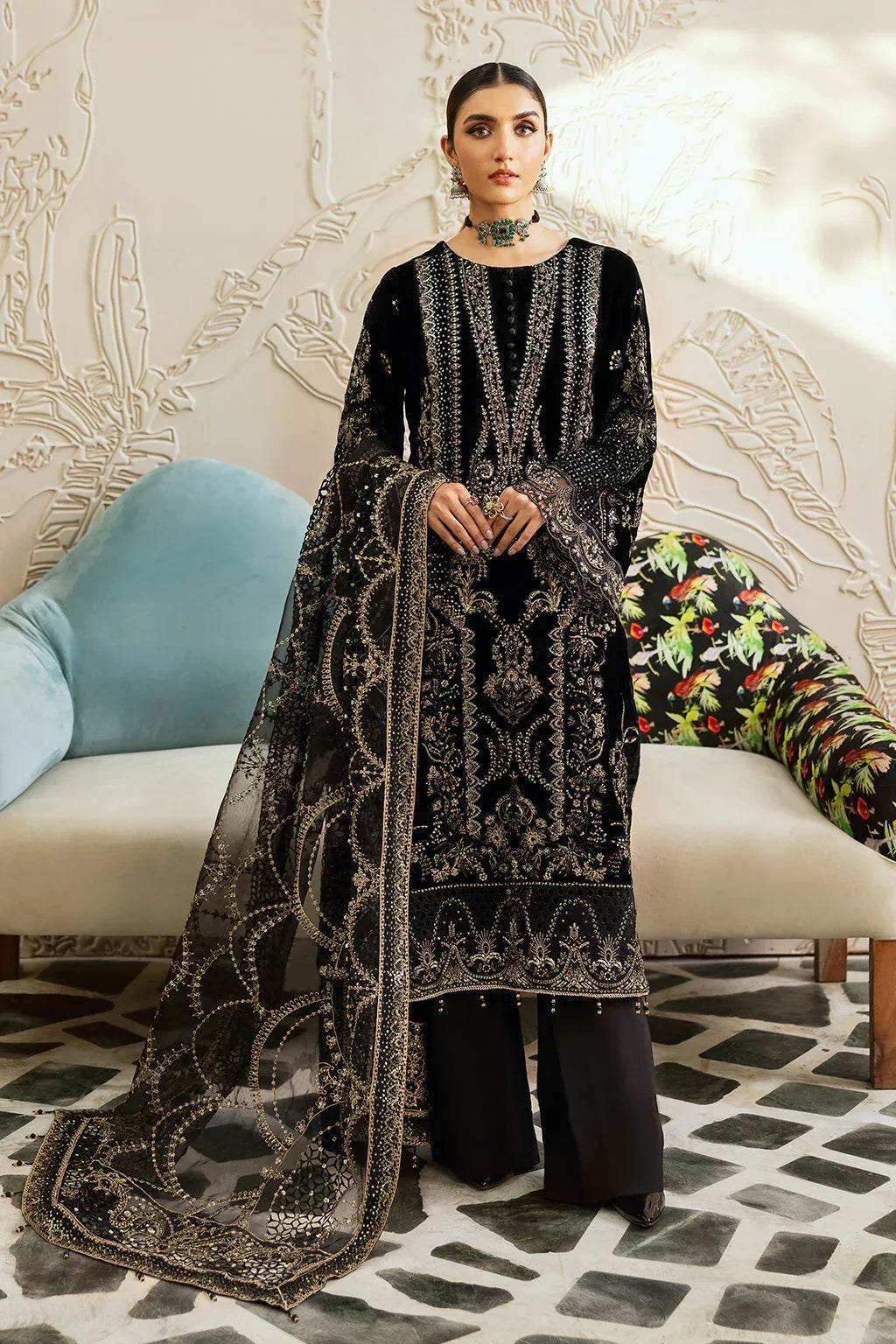 Ramsha | Velvet Collection | V-603 - Rang-e-Khaas