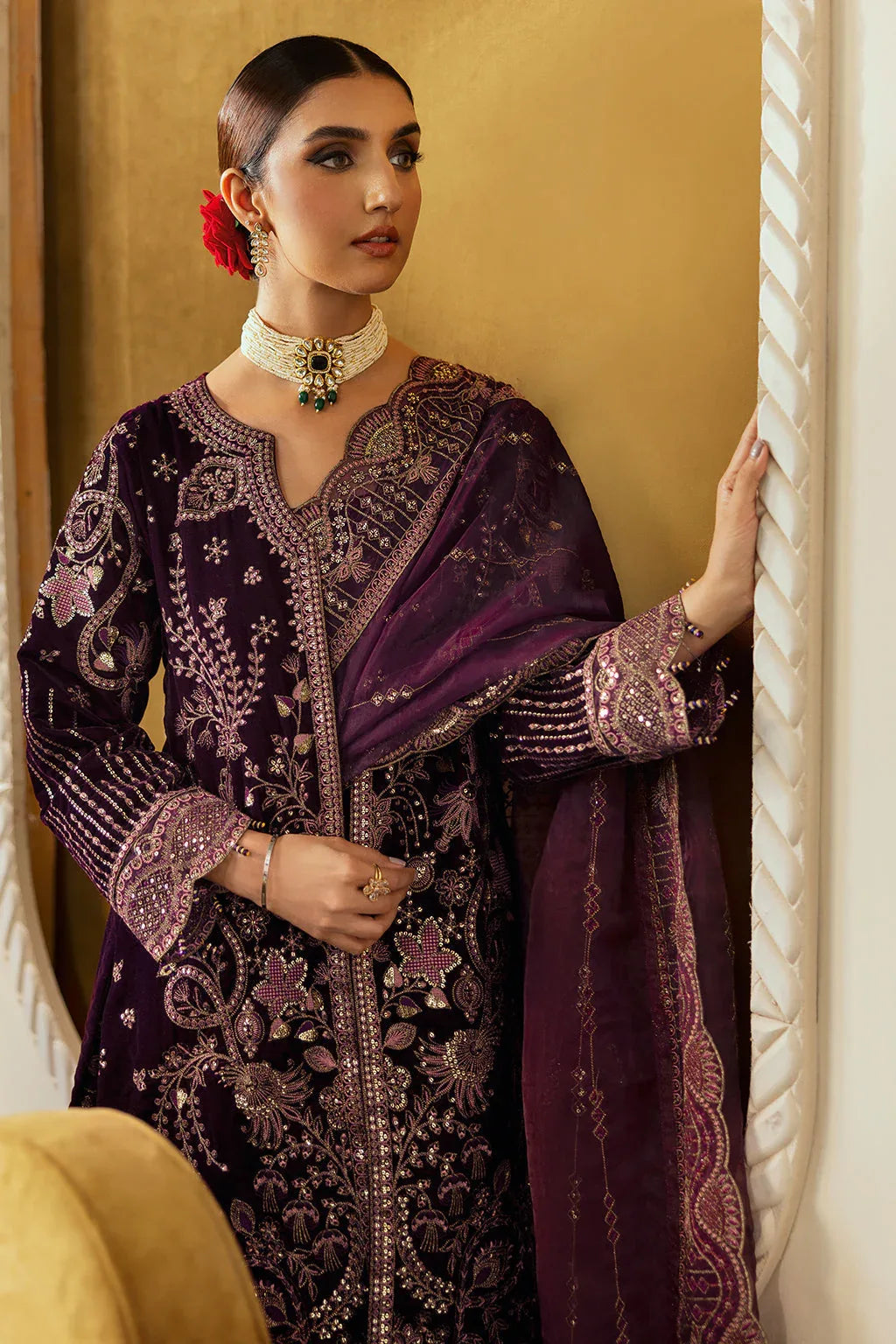 Ramsha | Velvet Collection | V-605 - Rang-e-Khaas
