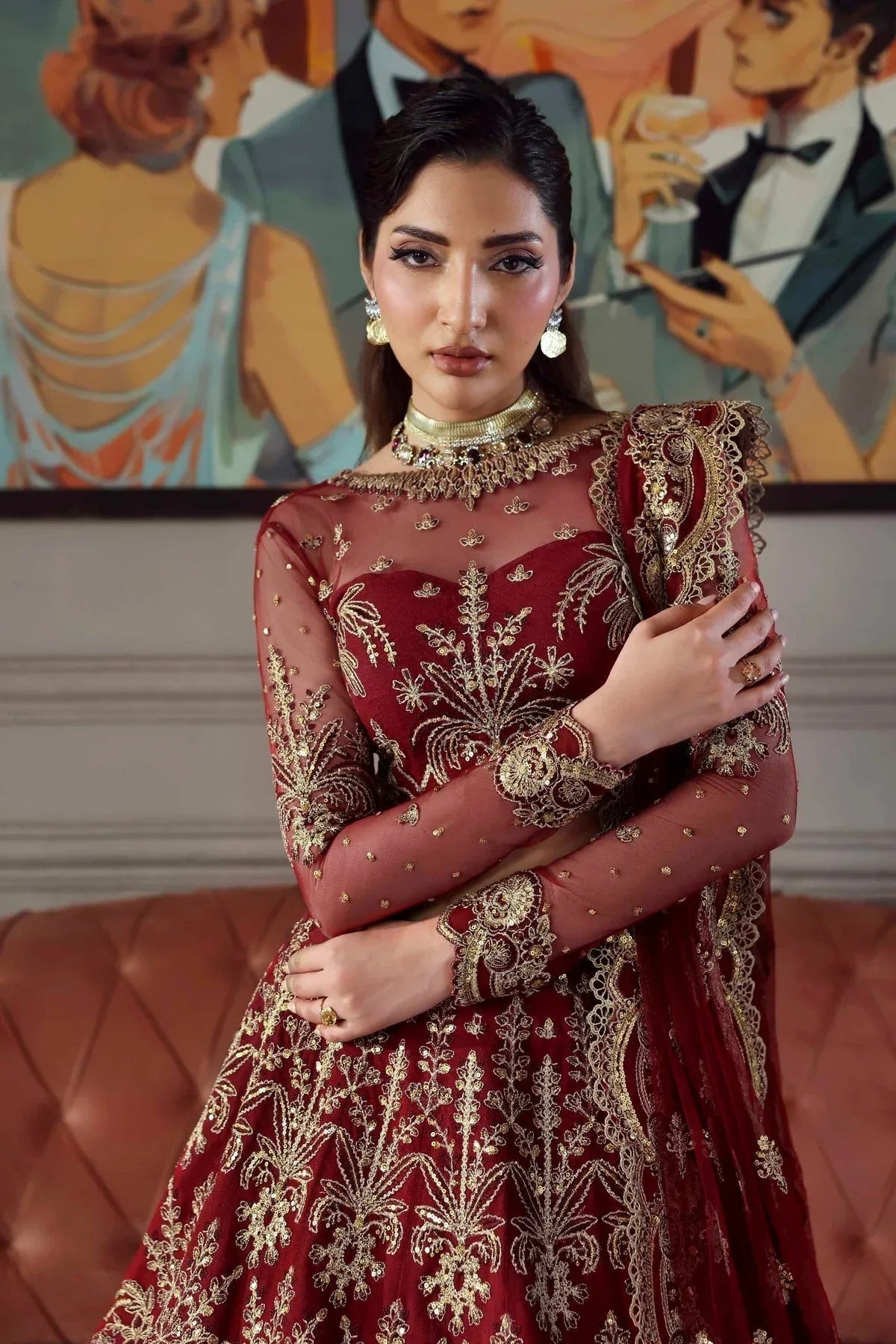 Akbar Aslam | Deewani Wedding Formals | Shahbano - Rang-e-Khaas