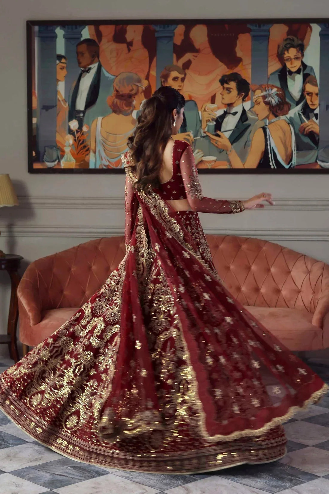 Akbar Aslam | Deewani Wedding Formals | Shahbano - Rang-e-Khaas