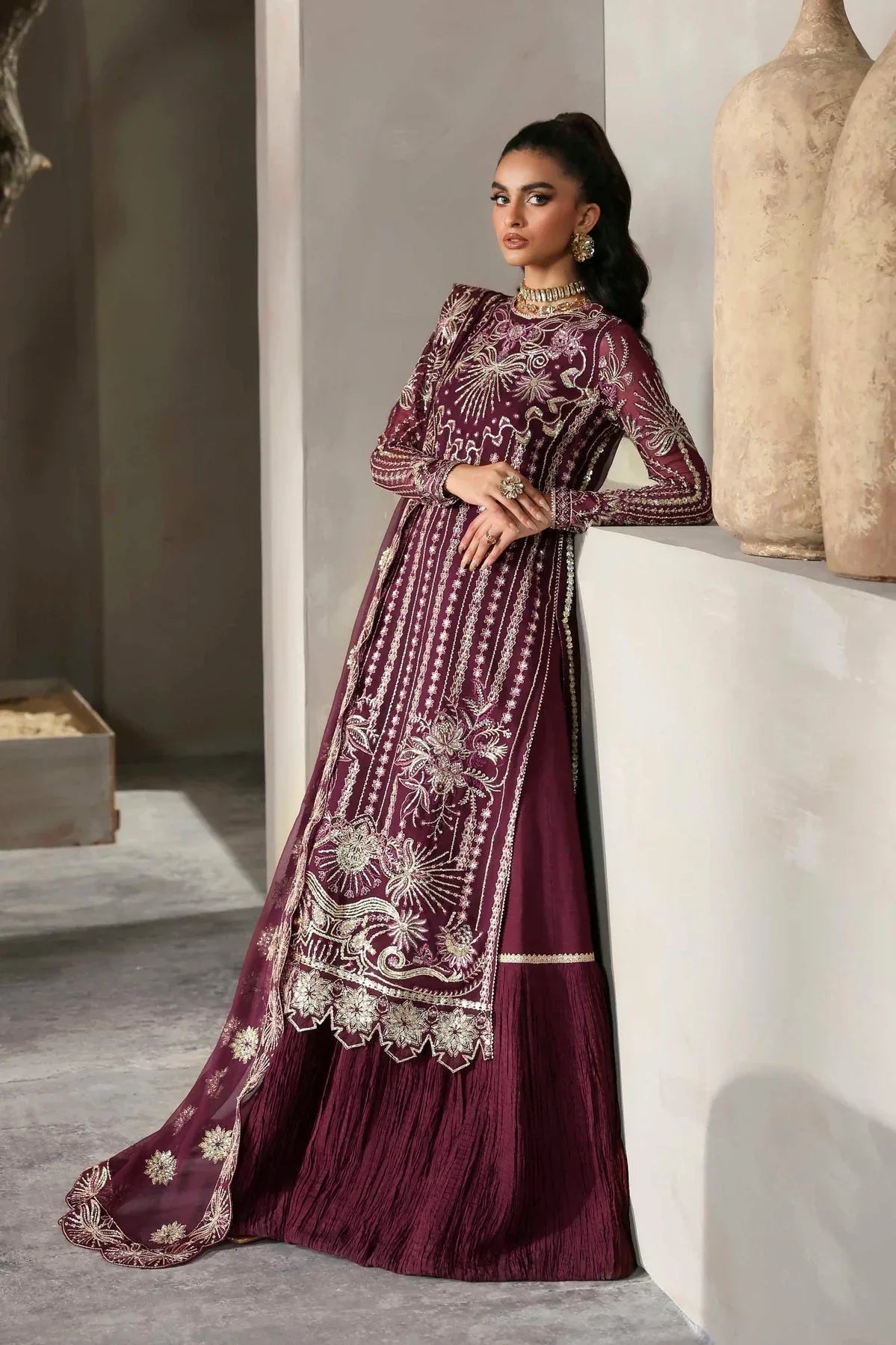 Akbar Aslam | Meeras Luxury Chiffon 25 | Mahin - Rang-e-Khaas