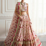 Crimson | A Beautiful Chaos Wedding Collection | Chinoiserie Lehnga