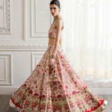 Crimson | A Beautiful Chaos Wedding Collection | Chinoiserie Lehnga