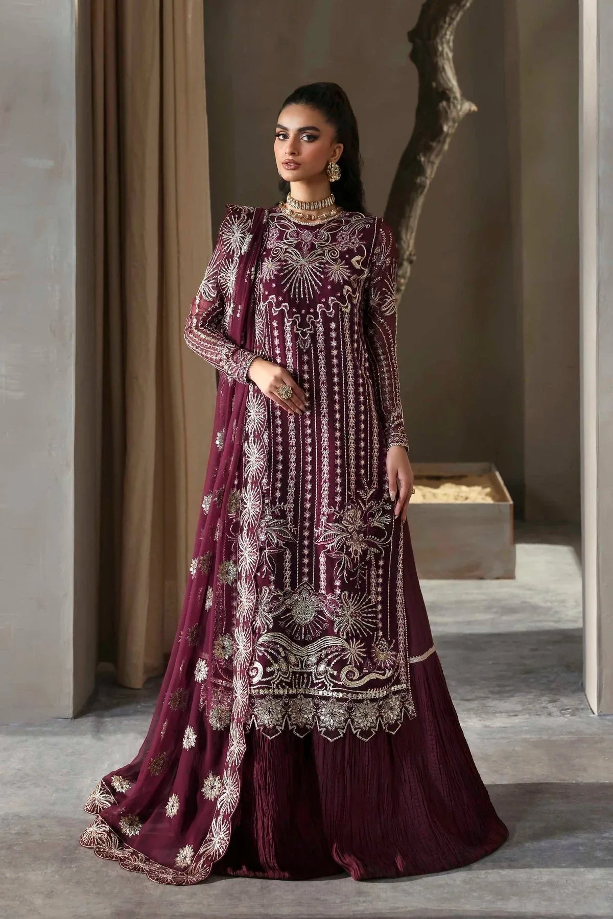 Akbar Aslam | Meeras Luxury Chiffon 25 | Mahin - Rang-e-Khaas
