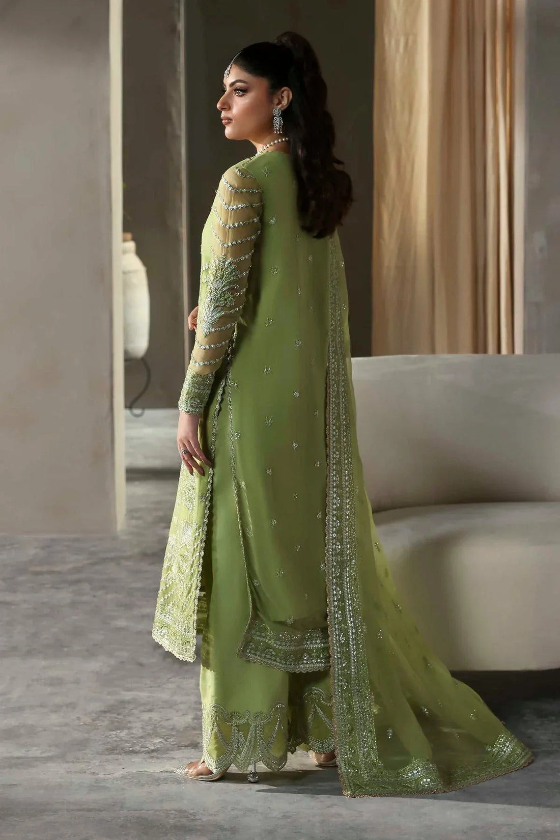 Akbar Aslam | Meeras Luxury Chiffon 25 | Verdaz - Rang-e-Khaas