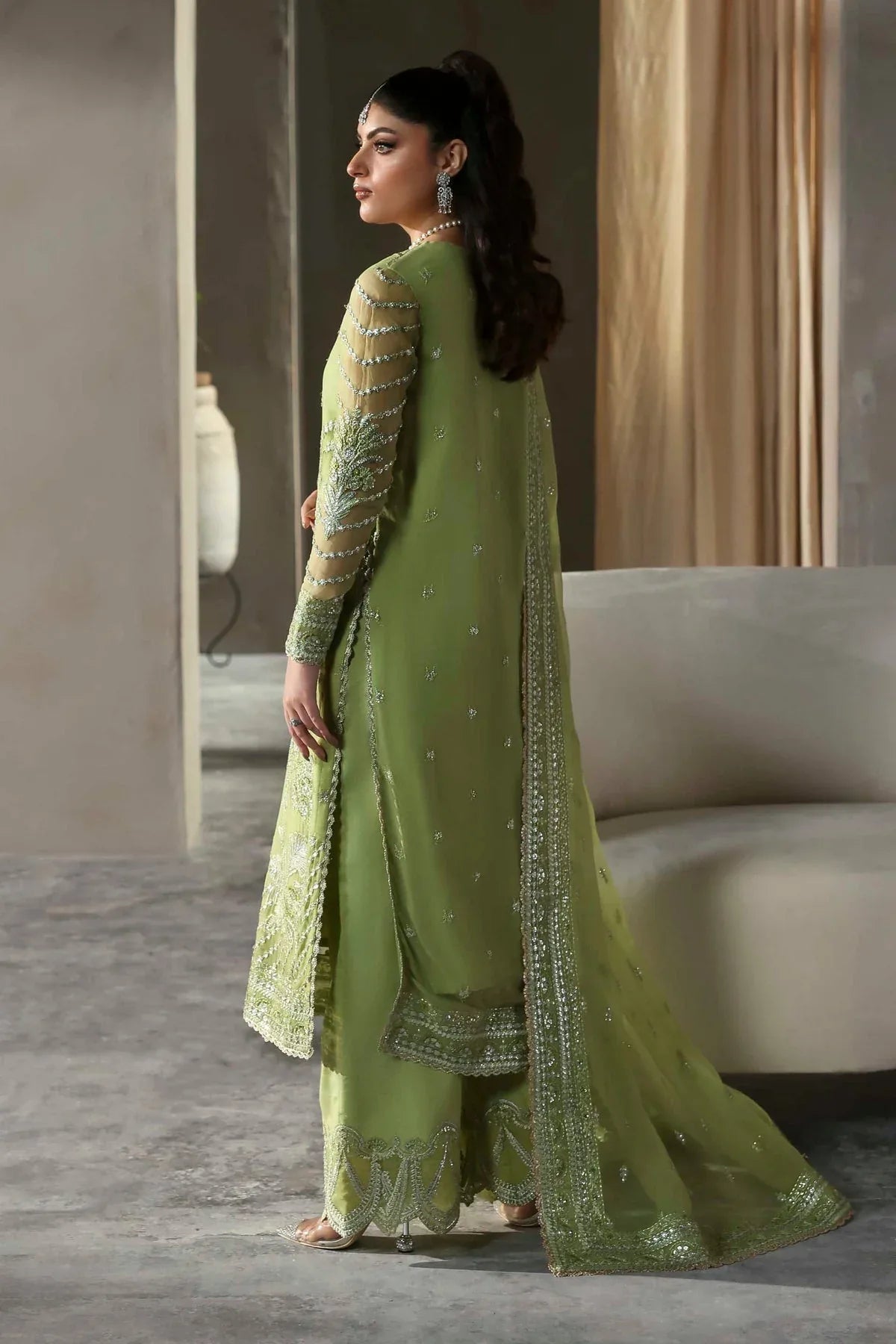 Akbar Aslam | Meeras Luxury Chiffon 25 | Verdaz - Rang-e-Khaas