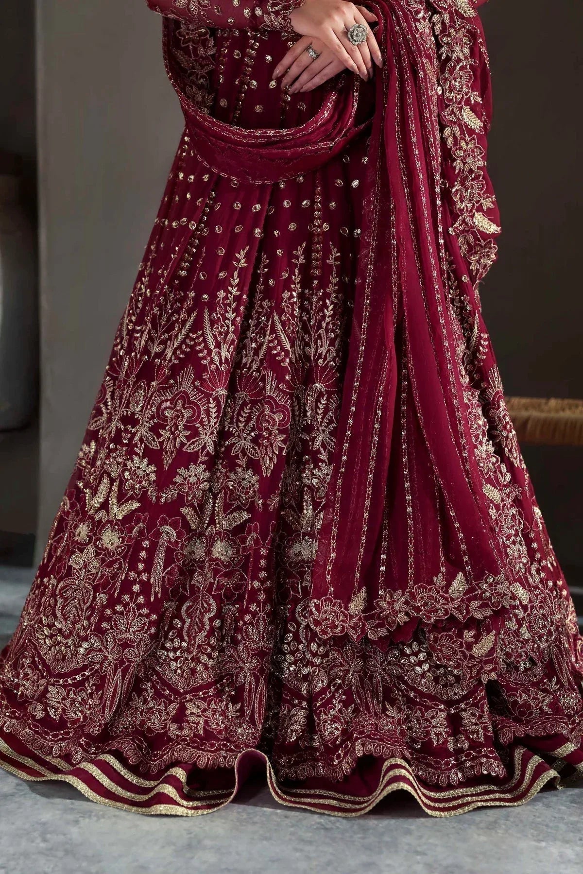 Akbar Aslam | Meeras Luxury Chiffon 25 | Mahroze - Rang-e-Khaas
