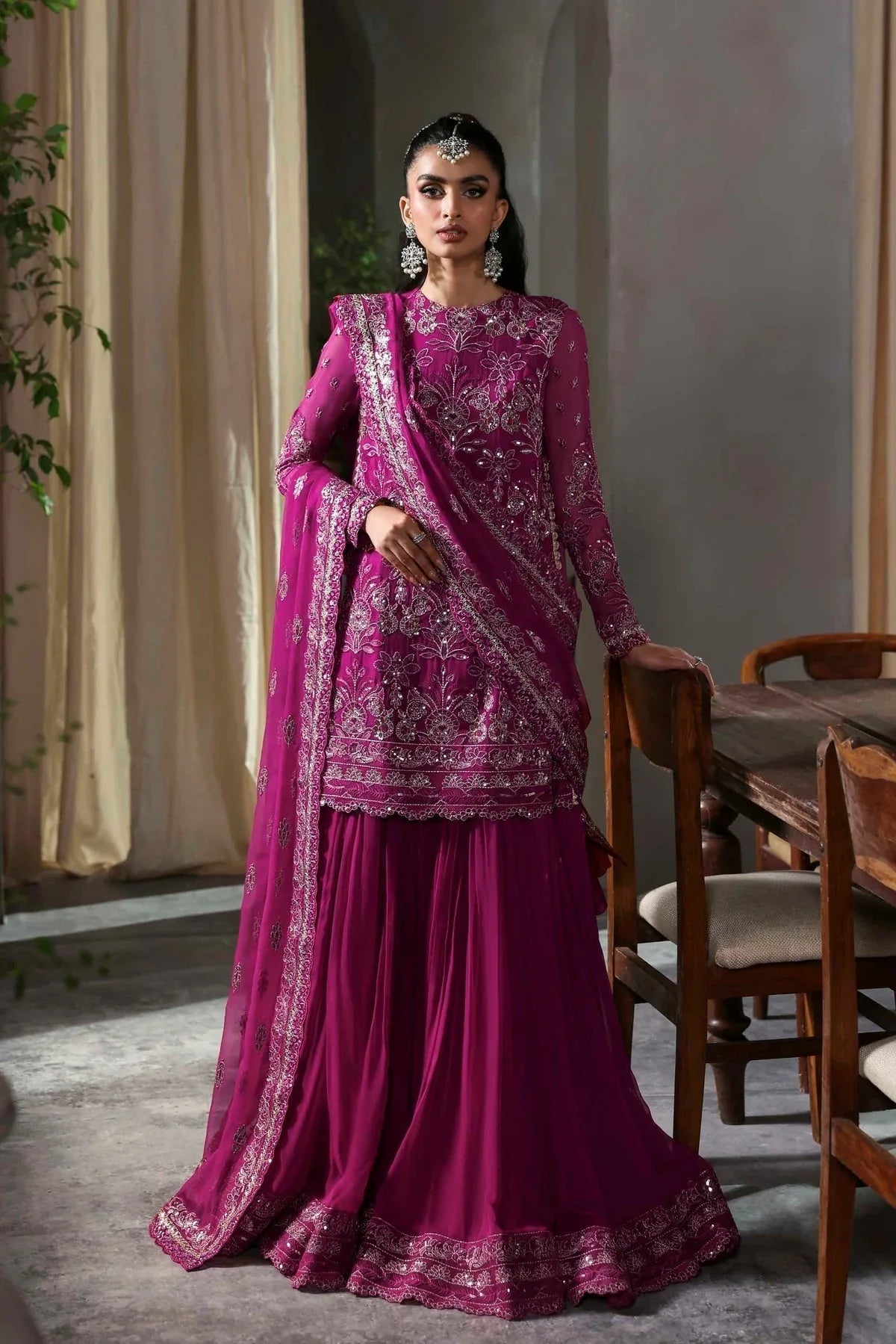 Akbar Aslam | Meeras Luxury Chiffon 25 | Mehzar - Rang-e-Khaas