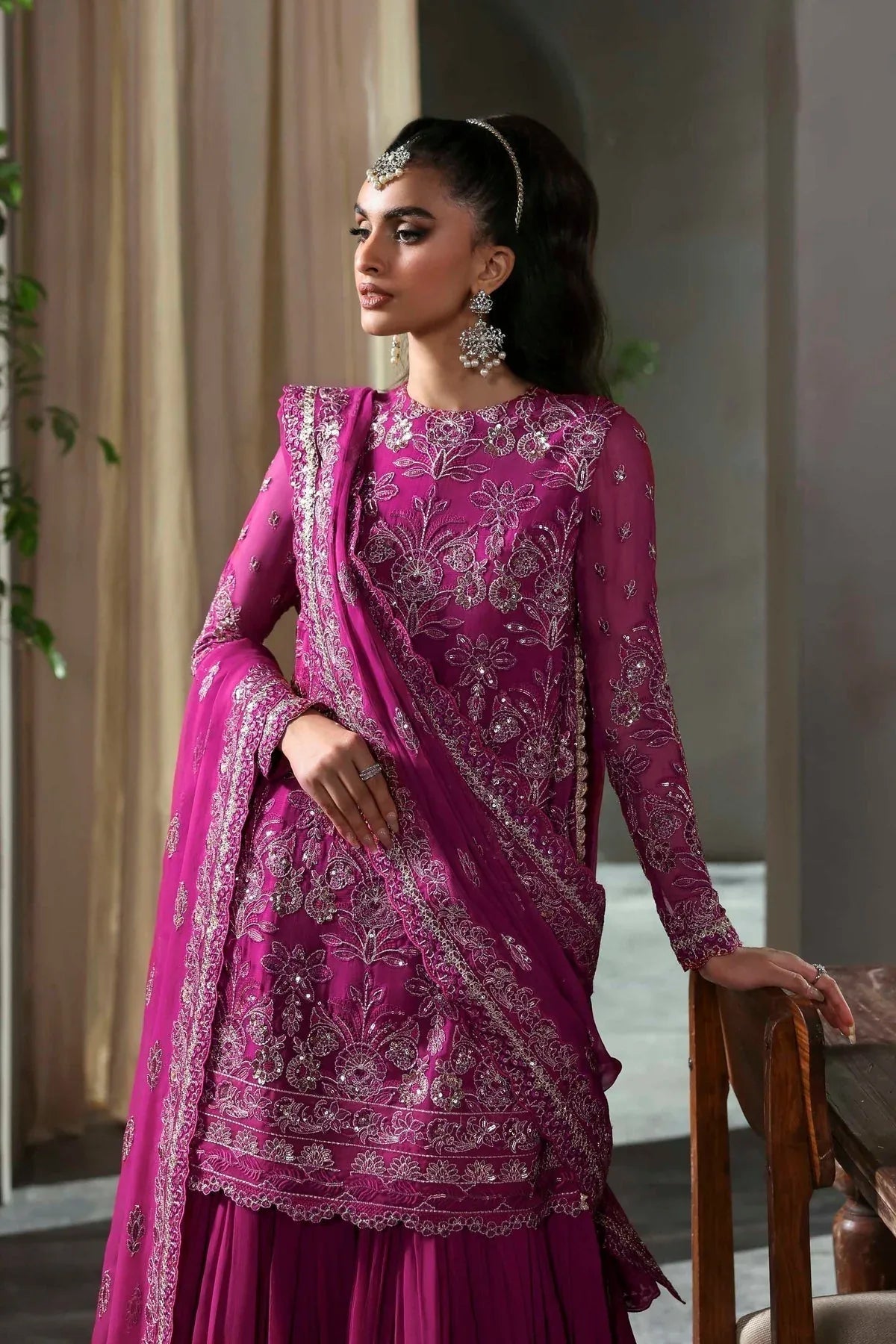 Akbar Aslam | Meeras Luxury Chiffon 25 | Mehzar - Rang-e-Khaas