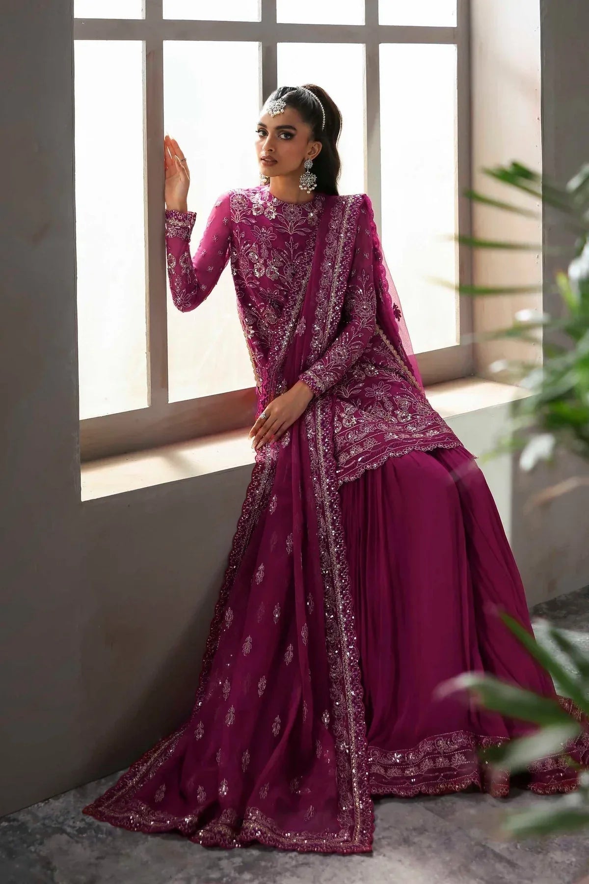 Akbar Aslam | Meeras Luxury Chiffon 25 | Mehzar - Rang-e-Khaas