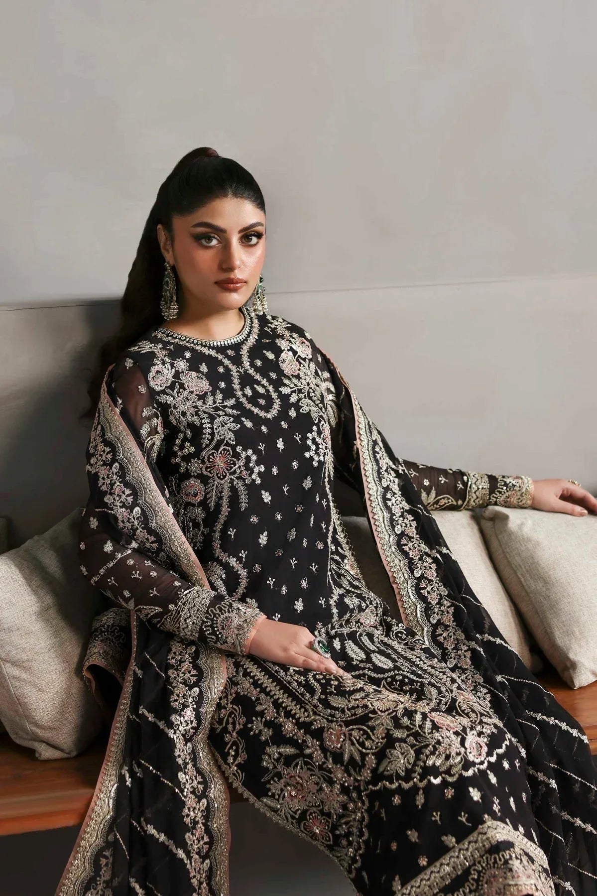 Akbar Aslam | Meeras Luxury Chiffon 25 | Zehmaya - Rang-e-Khaas