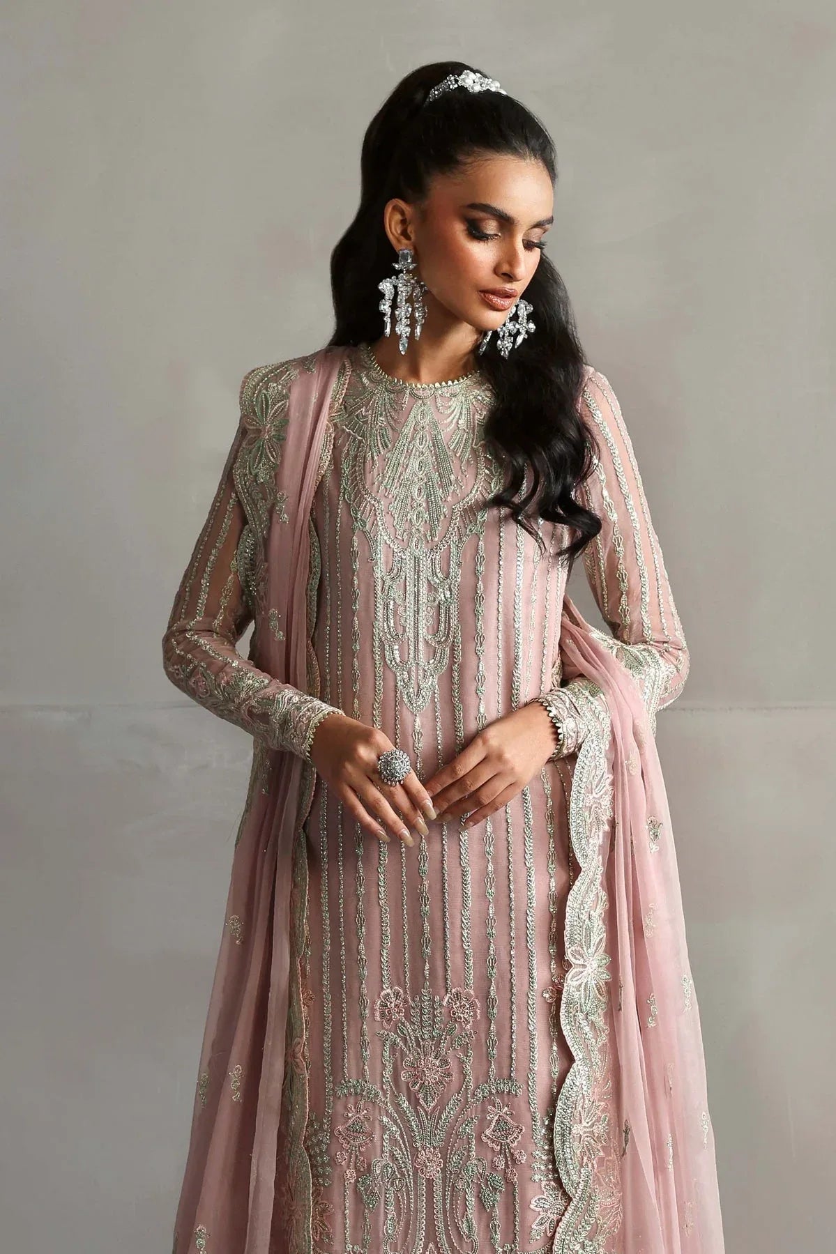 Akbar Aslam | Meeras Luxury Chiffon 25 | Gulnour - Rang-e-Khaas