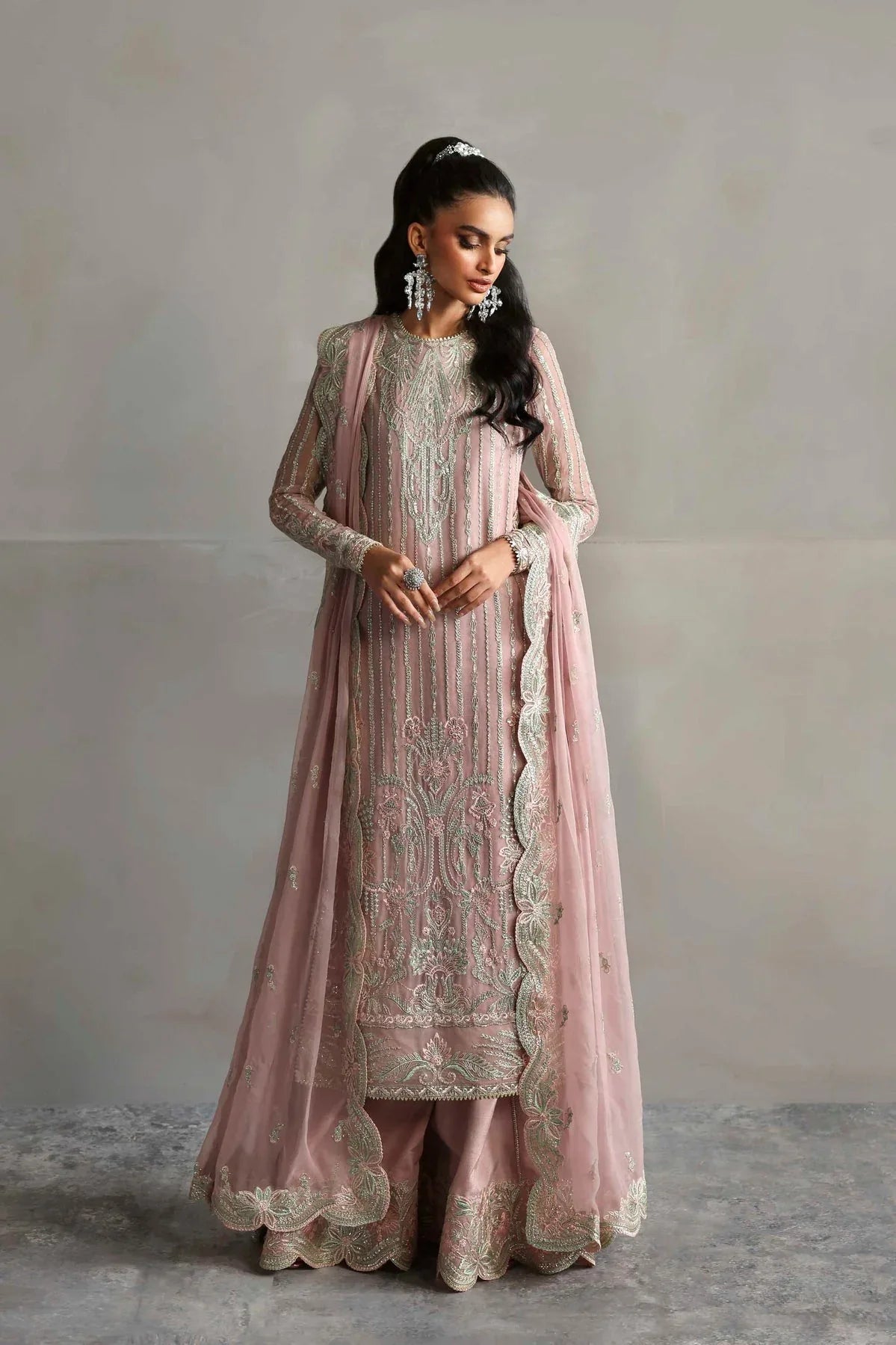 Akbar Aslam | Meeras Luxury Chiffon 25 | Gulnour - Rang-e-Khaas