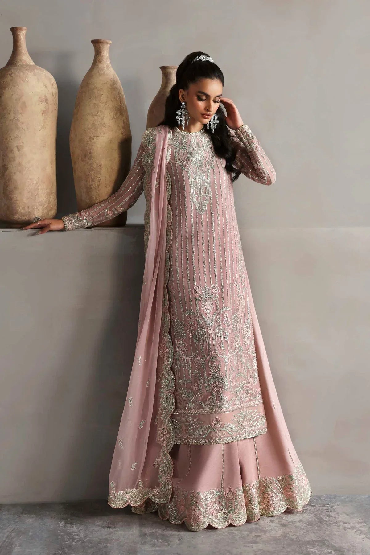 Akbar Aslam | Meeras Luxury Chiffon 25 | Gulnour - Rang-e-Khaas