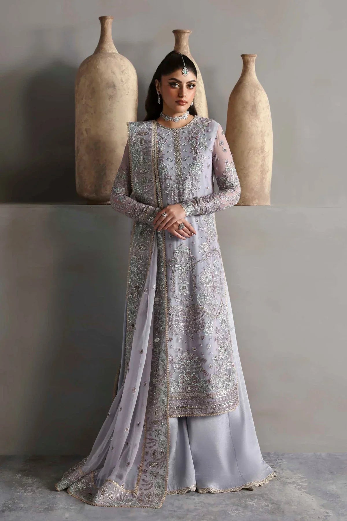 Akbar Aslam | Meeras Luxury Chiffon 25 | Emeraya - Rang-e-Khaas