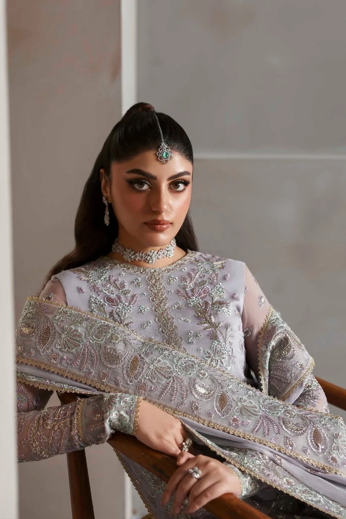 Akbar Aslam | Meeras Luxury Chiffon 25 | Emeraya - Rang-e-Khaas