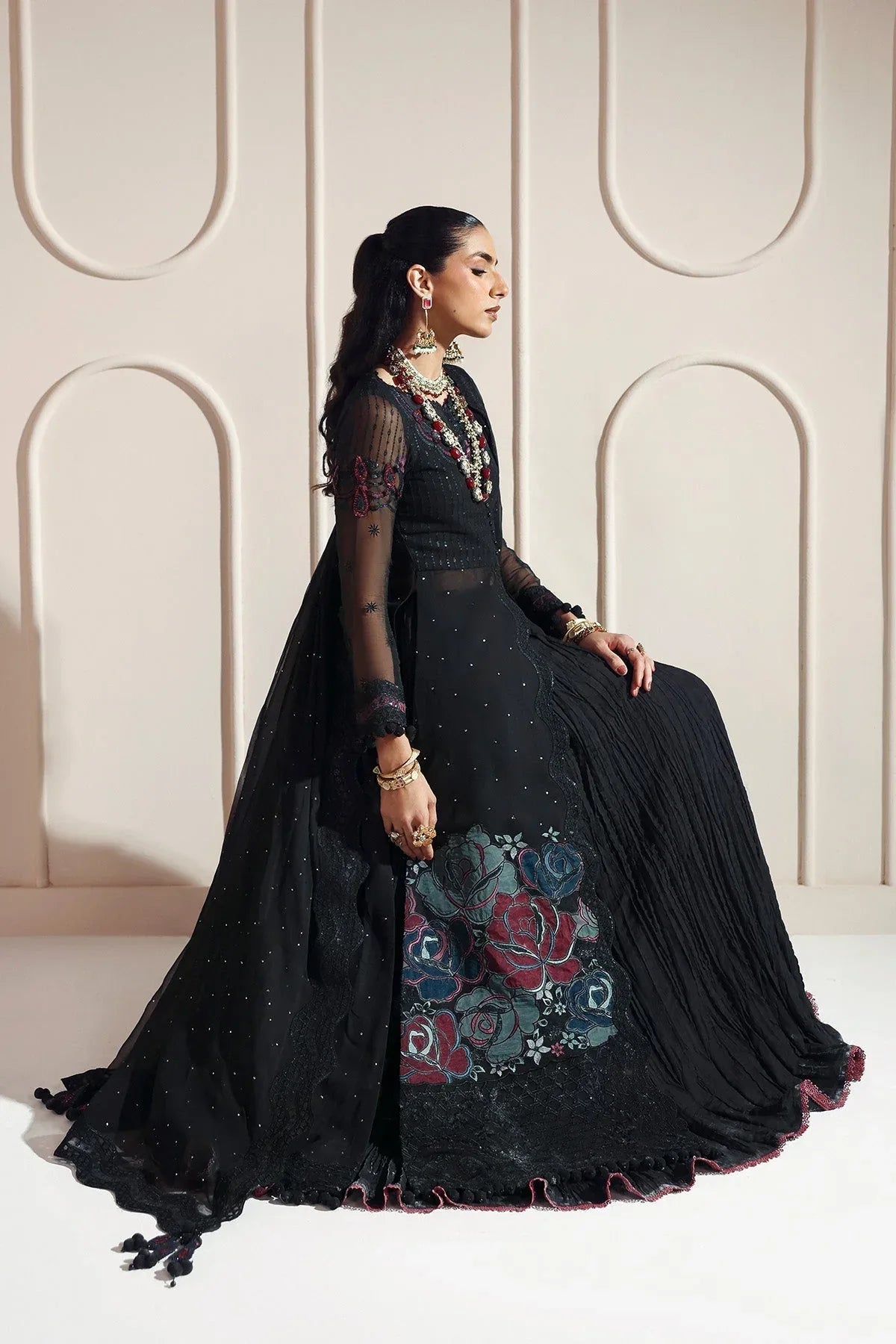 Alizeh | Aymal Luxury Bamber Chiffon | MEERAB - Rang-e-Khaas