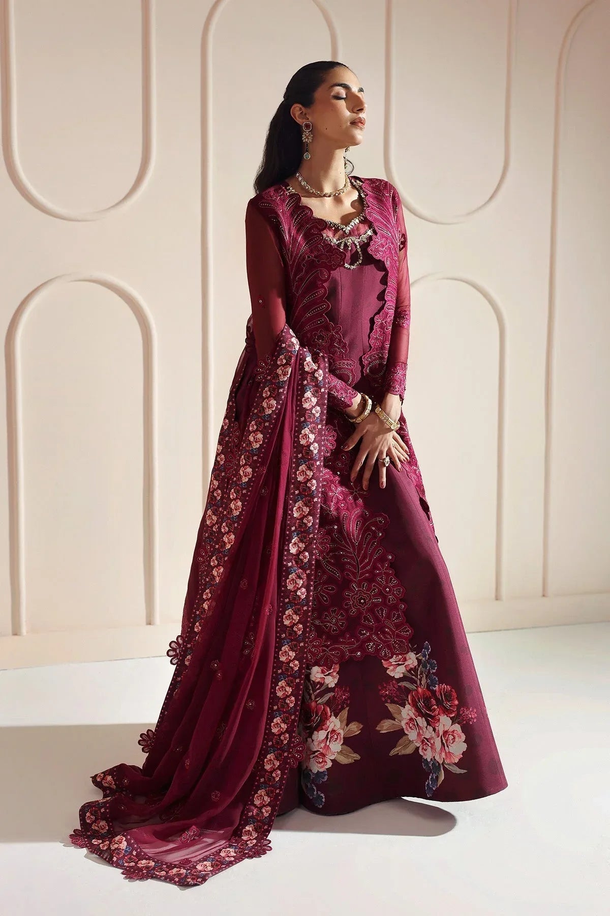 Alizeh | Aymal Luxury Bamber Chiffon | JUGNU - Rang-e-Khaas