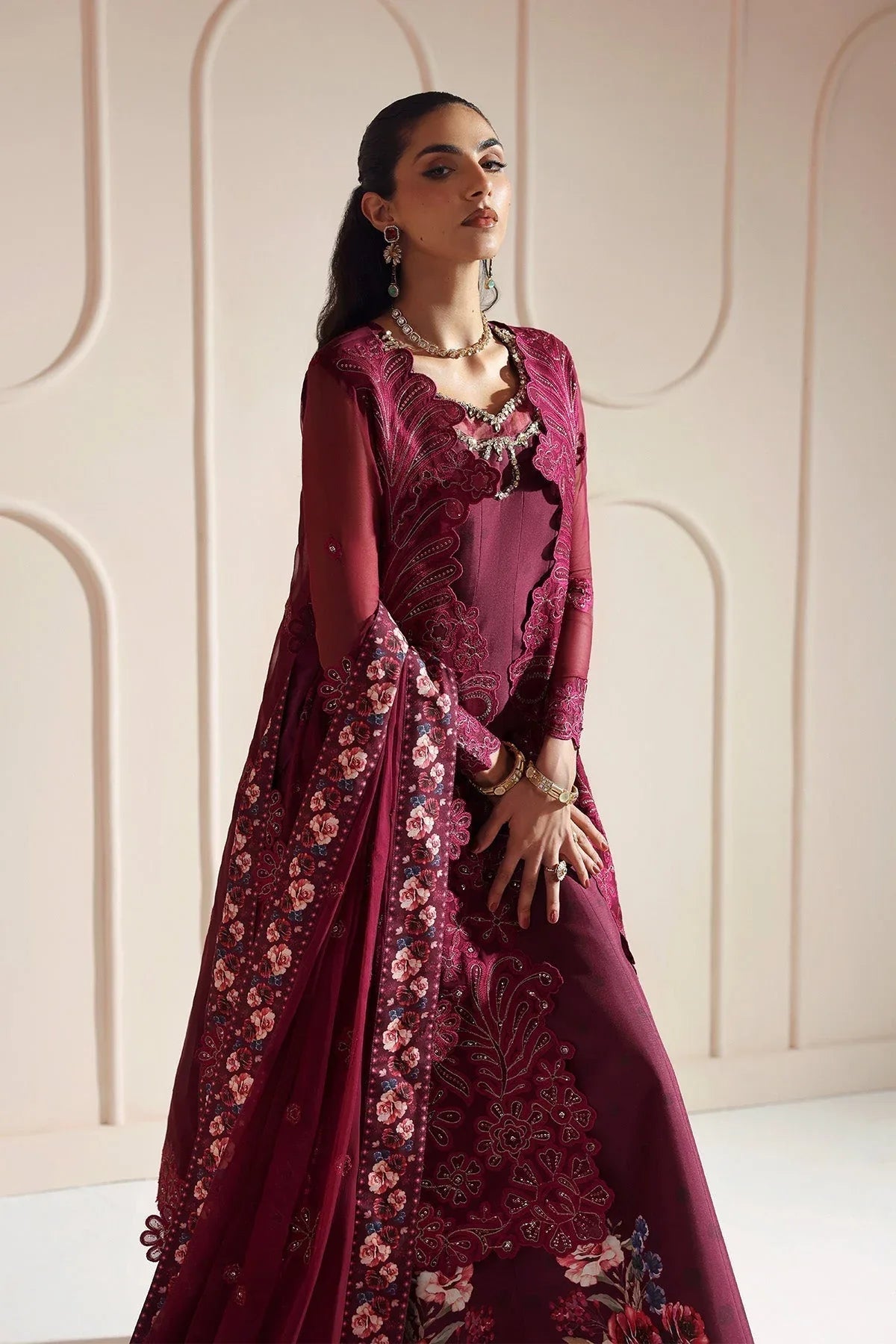 Alizeh | Aymal Luxury Bamber Chiffon | JUGNU - Rang-e-Khaas