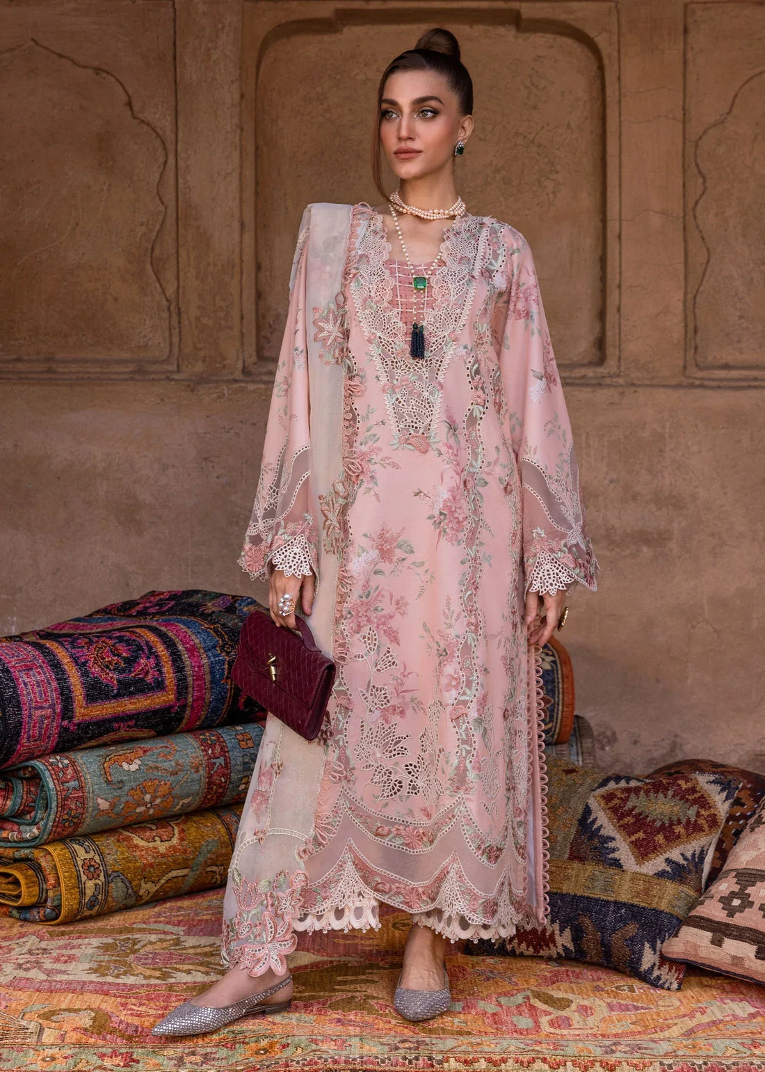 Crimson | Tasawar 25 | LAVENDER FALL - D5A - Rang-e-Khaas