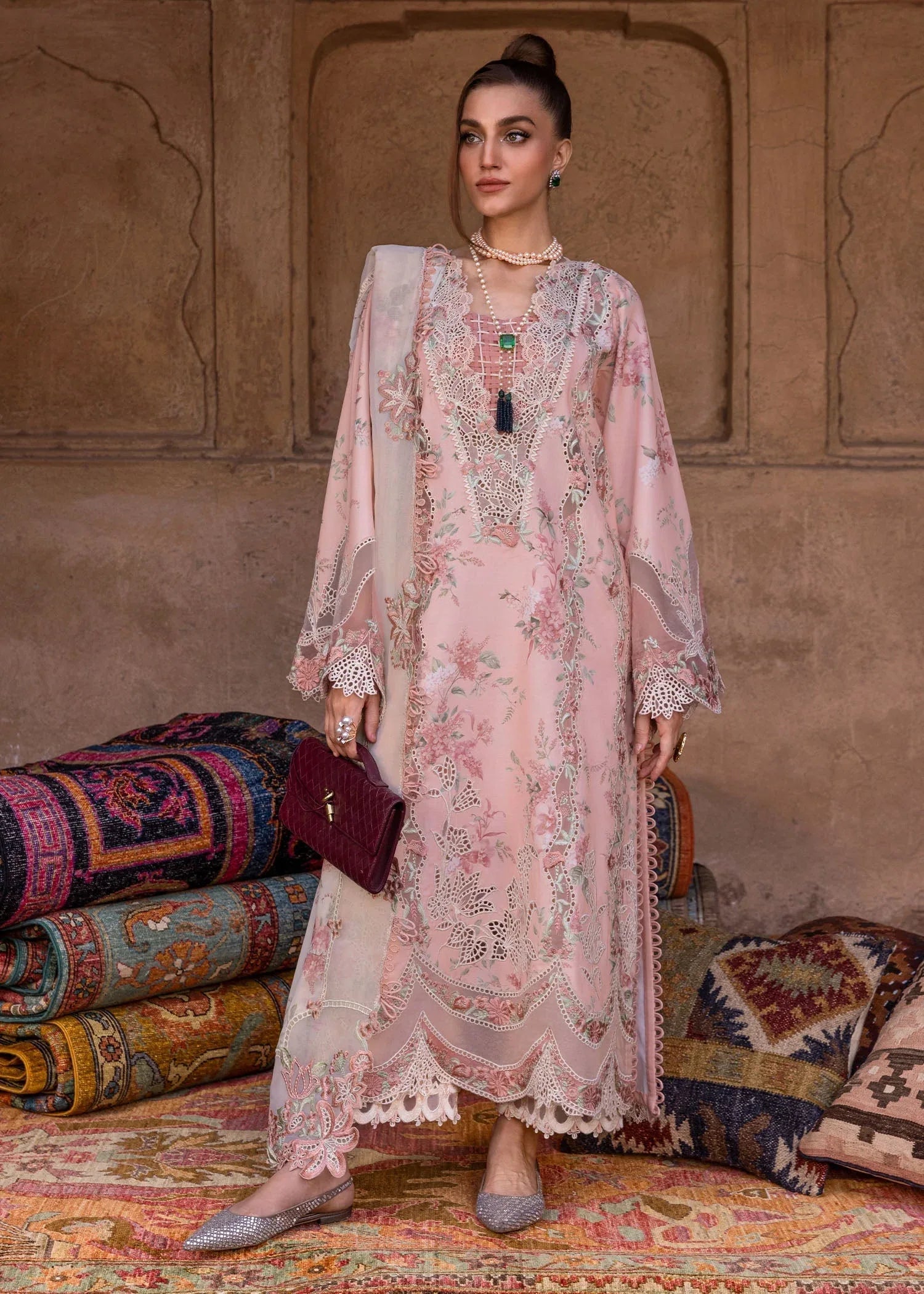 Crimson | Tasawar 25 | LAVENDER FALL - D5A - Rang-e-Khaas